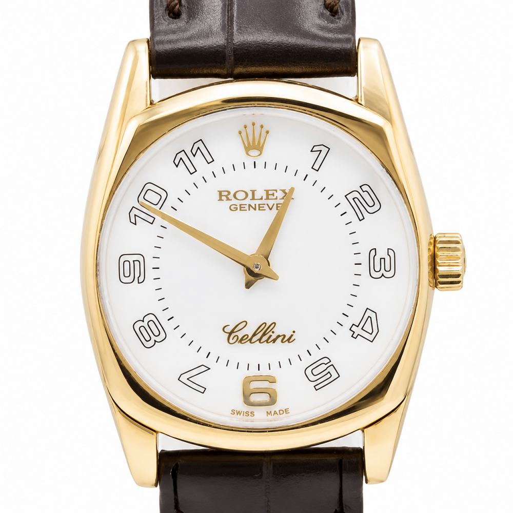 Rolex Cellini 18K Gold 31MM 6229 Watch